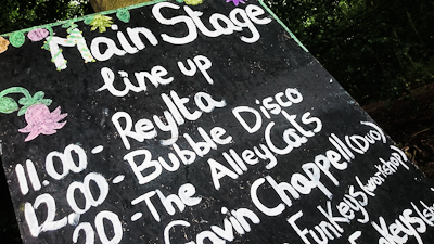 Chalk board sign at the Wild Wood Rumpus