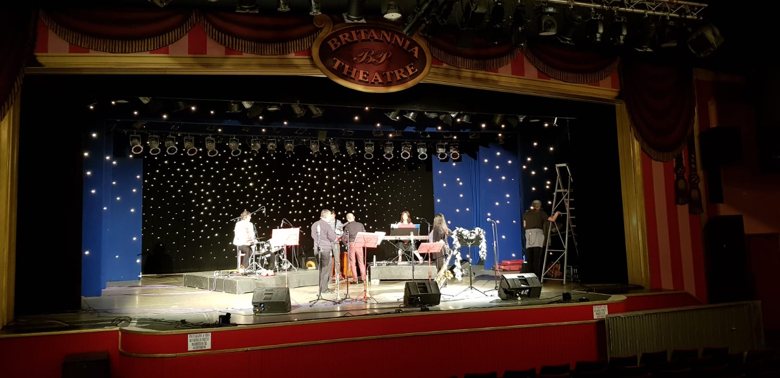 The stage at the Britannia Theatre